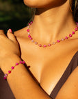 Collana Khali - Fucsia