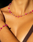 Collana Khali - Fucsia