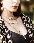 Collana Esmeralda - Perle Marroni