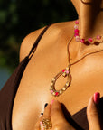 Collana Khali - Rosa