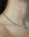 Collana Crystal Basic - Azzurra