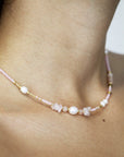Collana Crystal Perle - Rosa