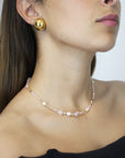 Collana Crystal Perle - Rosa