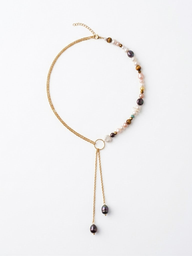 Collana Perle Multicolor