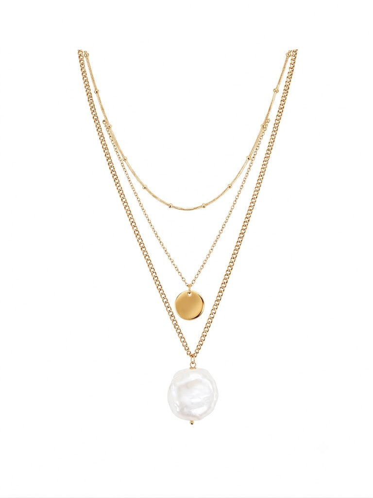 Collana Tripla - Perle Barocche