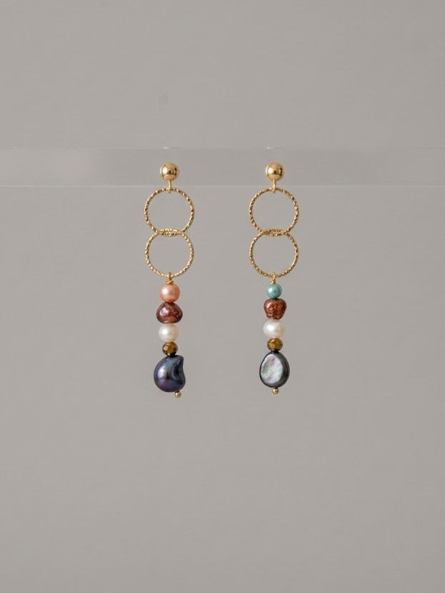 Orecchini Perle Multicolor