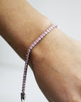 Bracciale Tennis - Rosa