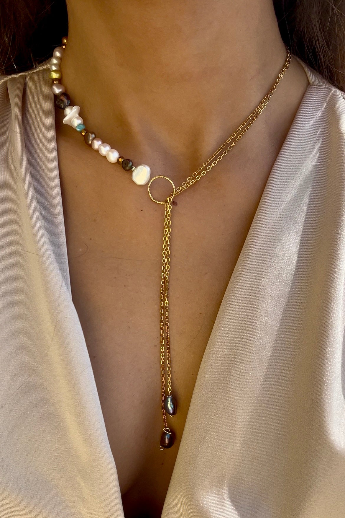 Collana Perle Multicolor