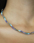 Collana Crystal - Blu