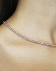 Collana Crystal Basic - Malva