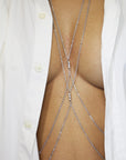 BodyChain Bra - Argento