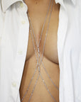 BodyChain Bra - Argento