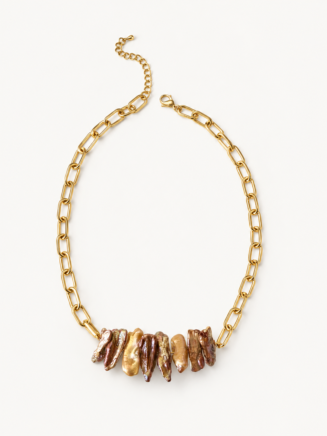 Collana Esmeralda - Perle Marroni