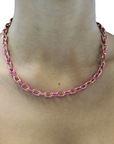 Collana Catena - Fucsia