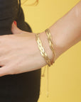 Bracciale Snake - Intrecciato Oro