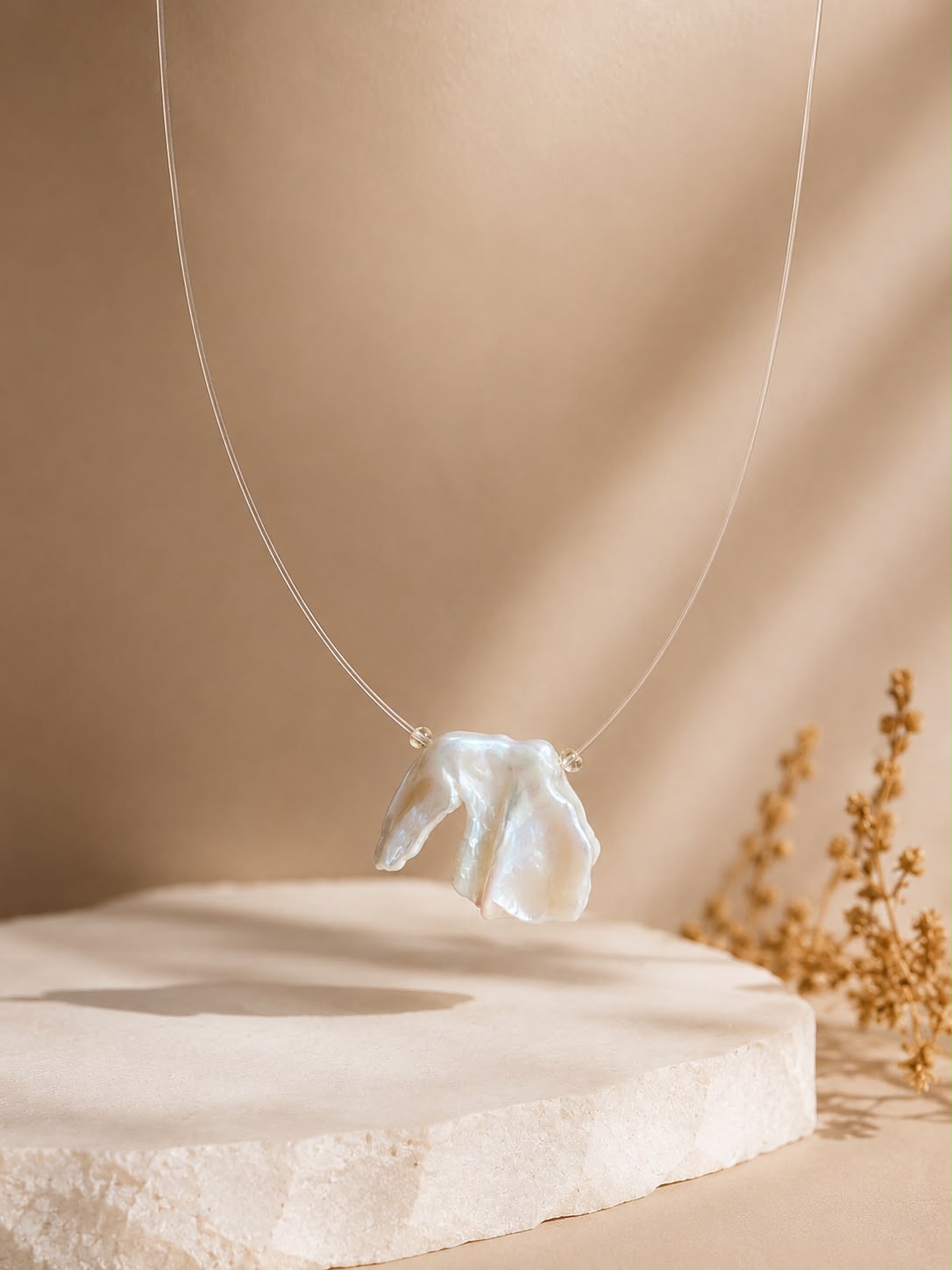 Collana Fantasmino - Perla Barocca