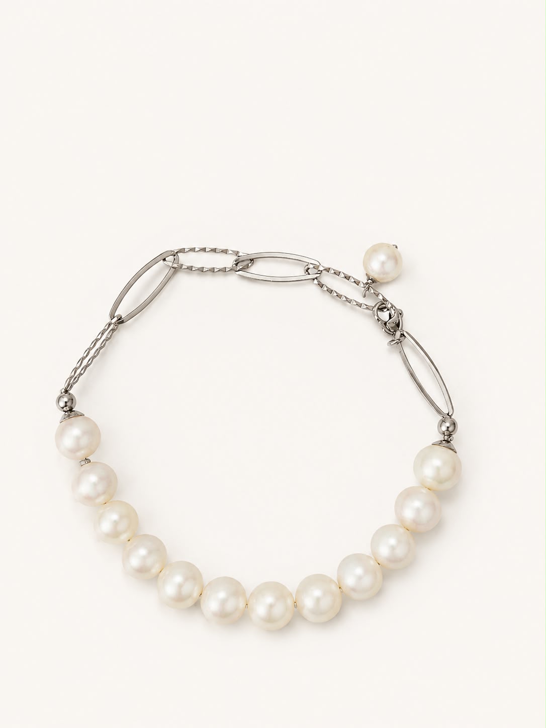 Bracciale Catena e Perle