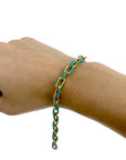 Bracciale Catena - Azzurro