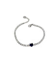 Bracciale Princess - Tennis Cuore Blu